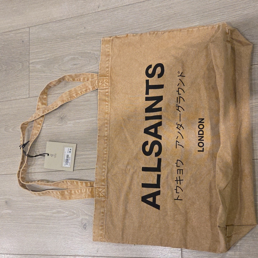 NWT- All Saints Undrground Acid Tote in Pitt Brown - Picture 4 of 5